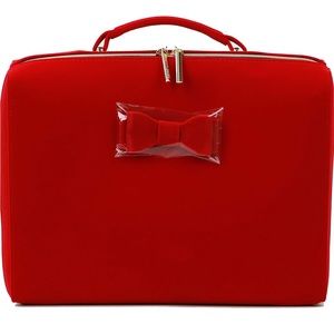 Estée Lauder Red makeup bag